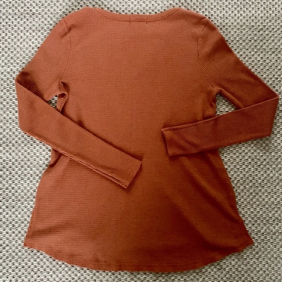 NWOT Anthropologie T. la Nadia Waffle Knit Top XS - Picture 6 of 6